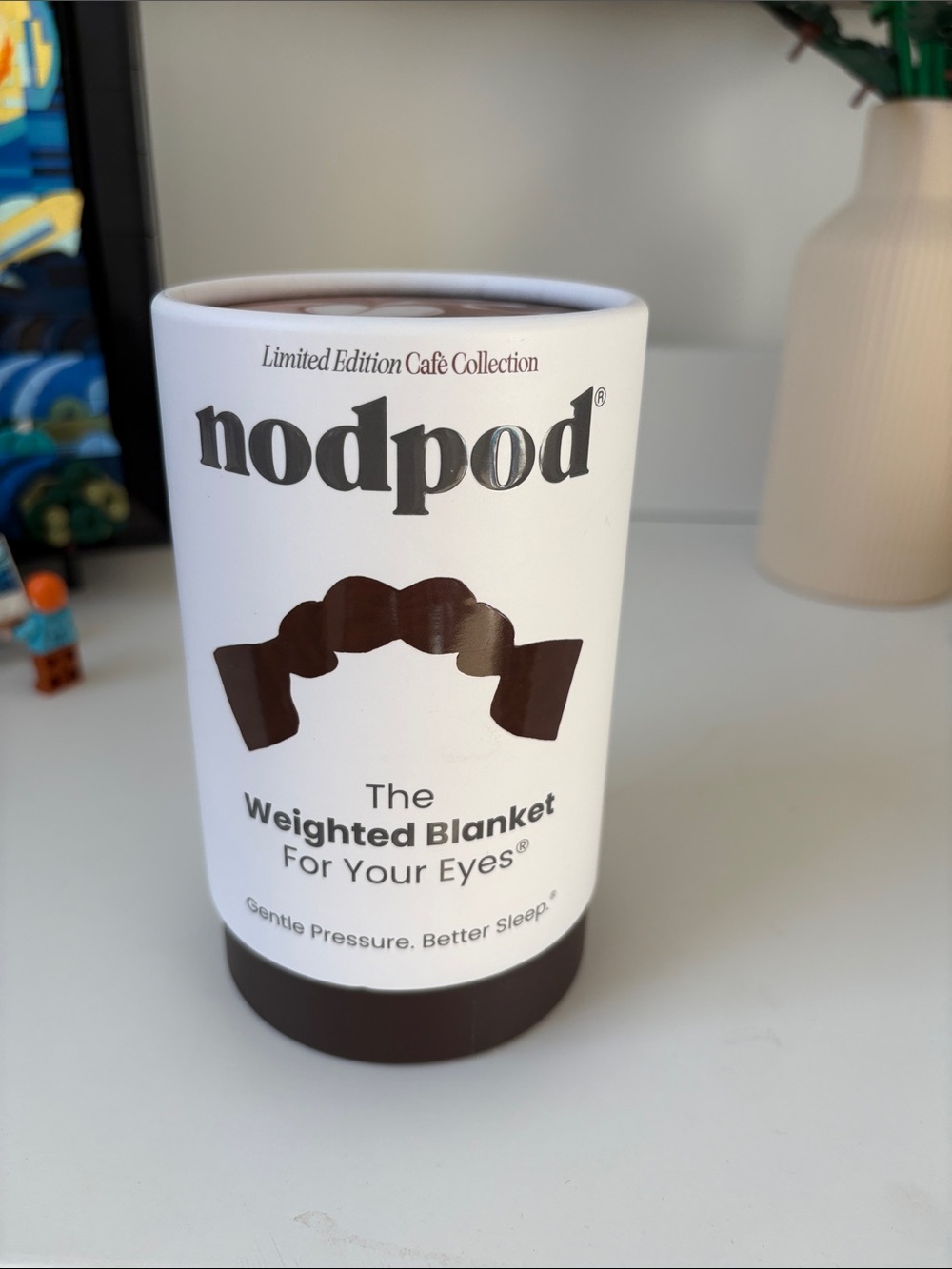 nodpod Brown Weighted Eye Blanket